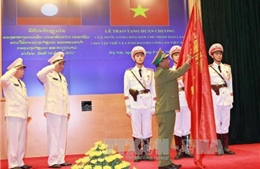 Bộ Công an đón nhận phần thưởng cao quý do nước CHDCND Lào trao tặng
