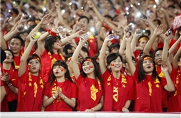 SEA Games 29: Sôi nổi không khí cổ vũ đội tuyển U22 Việt Nam trong trận gặp Indonesia