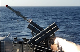 Mỹ phóng thành công tên lửa chống hạm Harpoon gần đảo Guam