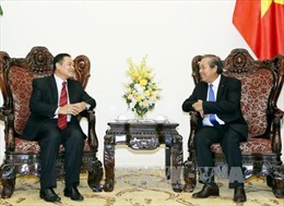 Phó Thủ tướng tiếp xã giao Phó Chủ tịch Ủy ban Trung ương Mặt trận Lào xây dựng đất nước