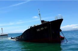 Khẩn trương cứu hộ tàu Việt Hải 06 bị chìm trên vùng biển Ninh Thuận