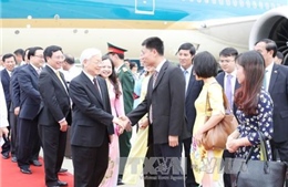 Lễ đón chính thức Tổng Bí thư Nguyễn Phú Trọng tại Myanmar
