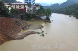  Hà Giang  tiếp tục mưa to, nước dâng cao, giao thông sạt lở