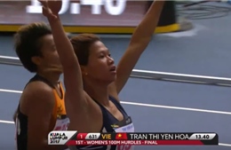 SEA Games 29: Việt Nam có HCV 100m rào nữ đầu tiên sau 22 năm