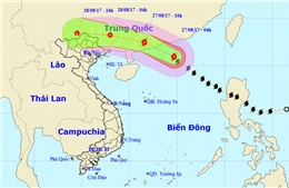 Trưa nay (27/8), bão số 7 đổ bộ vào Trung Quốc, gió giật cấp 11