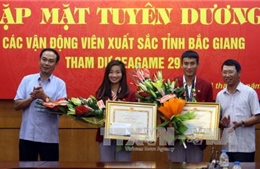 Bắc Giang khen thưởng vận động viên xuất sắc tại SEA Game 29 