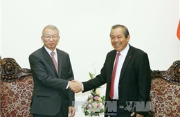 Phó Thủ tướng Thường trực Trương Hòa Bình đón tiếp Chánh án Tòa án tối cao Hàn Quốc