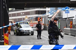 Tấn công bằng dao tại Thụy Điển khiến 1 cảnh sát bị thương 