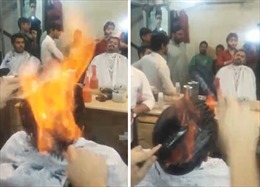 Đến Ai Cập trải nghiệm cắt tóc bằng lửa