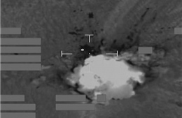 Biệt đội tiêm kích Anh thả tên lửa xé tan xe chở khủng bố IS thành ngàn mảnh