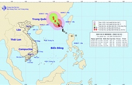 Cơn bão số 8 trên Biển Đông diễn biến phức tạp