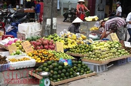 Thị trường Rằm tháng 7: Hoa tươi, trái cây tăng giá nhẹ