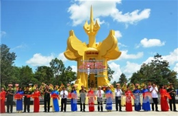 Khánh thành Đài tưởng niệm tại Khu di tích quốc gia đặc biệt Tà Thiết