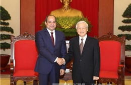 Tổng Bí thư Nguyễn Phú Trọng tiếp Tổng thống Ai Cập