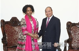Thủ tướng Nguyễn Xuân Phúc tiếp Bộ trưởng Ngoại giao và Hợp tác Cộng hòa Nam Phi 