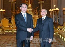 Quốc vương Campuchia gửi thư chúc mừng Chủ tịch nước Trần Đại Quang 