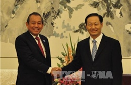 Phó Thủ tướng Trương Hòa Bình tiếp Bí thư Khu ủy Quảng Tây