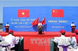 Quảng Ninh: Khánh thành cầu Bắc Luân II Việt - Trung 