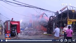 Hà Nội: Cháy lớn tại siêu thị Thành Đô