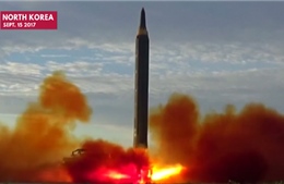 Triều Tiên &#39;khoe&#39; video phóng tên lửa đạn đạo ngang qua Nhật Bản