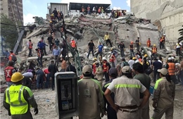 Cận cảnh sức tàn phá khủng khiếp của trận động đất kinh hoàng ở Mexico 