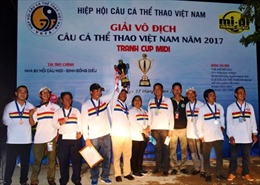Giải Vô địch Câu cá thể thao Việt Nam năm 2017