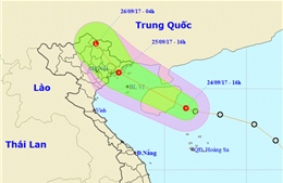 Áp thấp nhiệt đới giật cấp 9 vào gần bờ biển Quảng Ninh - Hải Phòng