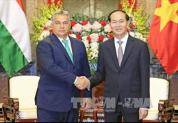 Chủ tịch nước Trần Đại Quang tiếp Thủ tướng Hungary 