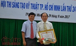 Quy trình báo động đỏ giành giải nhất Hội thi Sáng tạo kỹ thuật TP Hồ Chí Minh