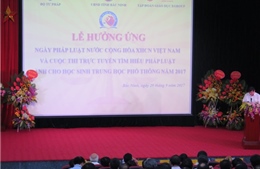 Bắc Ninh phát động cuộc thi trực tuyến tìm hiểu pháp luật dành cho học sinh THPT năm 2017