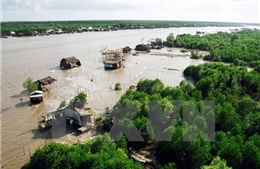Ngập lụt khiến 300 hộ dân ở thành phố Cà Mau bị ảnh hưởng nghiêm trọng