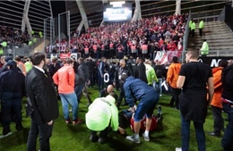 Sập hàng rào ở sân vận động ở Pháp, hàng chục người bị thương 