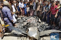 Phiến quân Houthi bắn rơi máy bay do thám Mỹ