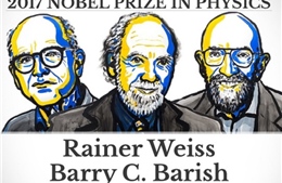 Giải Nobel Vật lý 2017 vinh danh công trình dò tìm sóng hấp dẫn