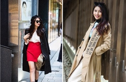 Người mẫu Quỳnh Châu nổi bật với street style tại Nhật Bản