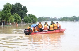 Bí thư Thành ủy Hà Nội thị sát phòng chống mưa lũ tại huyện Chương Mỹ 