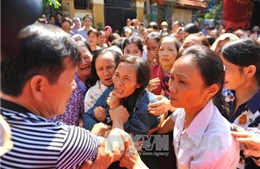 Hình ảnh xúc động tại Lễ tang phóng viên TTXVN Đinh Hữu Dư