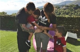 Vợ Lionel Messi báo tin vui của gia đình nhỏ