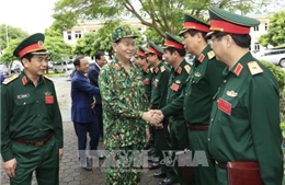 Chủ tịch nước Trần Đại Quang thăm, làm việc với Bộ Quốc phòng 
