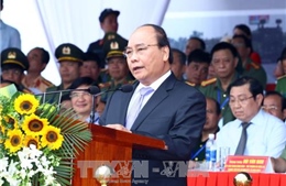 Thủ tướng dự Lễ xuất quân và diễn tập phương án chống khủng bố, bảo vệ APEC 2017