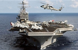 Mỹ triển khai ba tàu sân bay tại Tây Thái Bình Dương lần đầu trong 10 năm