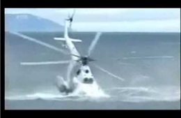 Trực thăng Nga chở 8 người rơi xuống biển