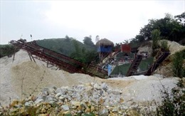 Bình Thuận chỉ đạo xử lý tình trạng thách thức chính quyền khai thác khoáng sản trái phép