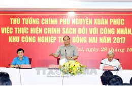 Thủ tướng Nguyễn Xuân Phúc đối thoại với công nhân Đồng Nai 