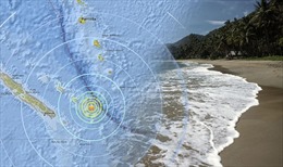 Động đất mạnh liên tiếp ngoài khơi vùng lãnh thổ Pháp ở Thái Bình Dương
