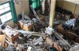 Lâm Đồng: Học sinh tại trường bị sập sàn phòng học được chuyển sang cơ sở mới