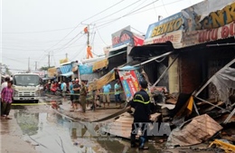 Cháy chợ tại Kiên Giang khiến 3 người chết, nhiều nhà bị thiêu rụi 