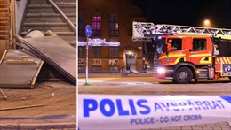 Nổ lớn thổi bay cửa câu lạc bộ đêm tại Thụy Điển