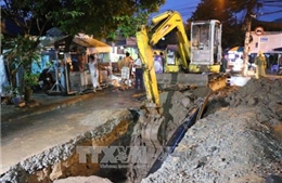 An Giang: Một công nhân thiệt mạng do sập hố công trình 