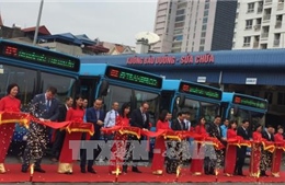 Hà Nội đưa vào khai thác xe buýt mới tiêu chuẩn châu Âu 